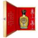 Estojo Veludo Especial com Cachaça Premium e 2 taças