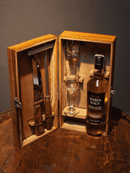 Estojo Churrasco com Cachaça Madeira Única