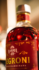 Combo Negroni Barrel 49 e Copo Rocks Negroni 250ml